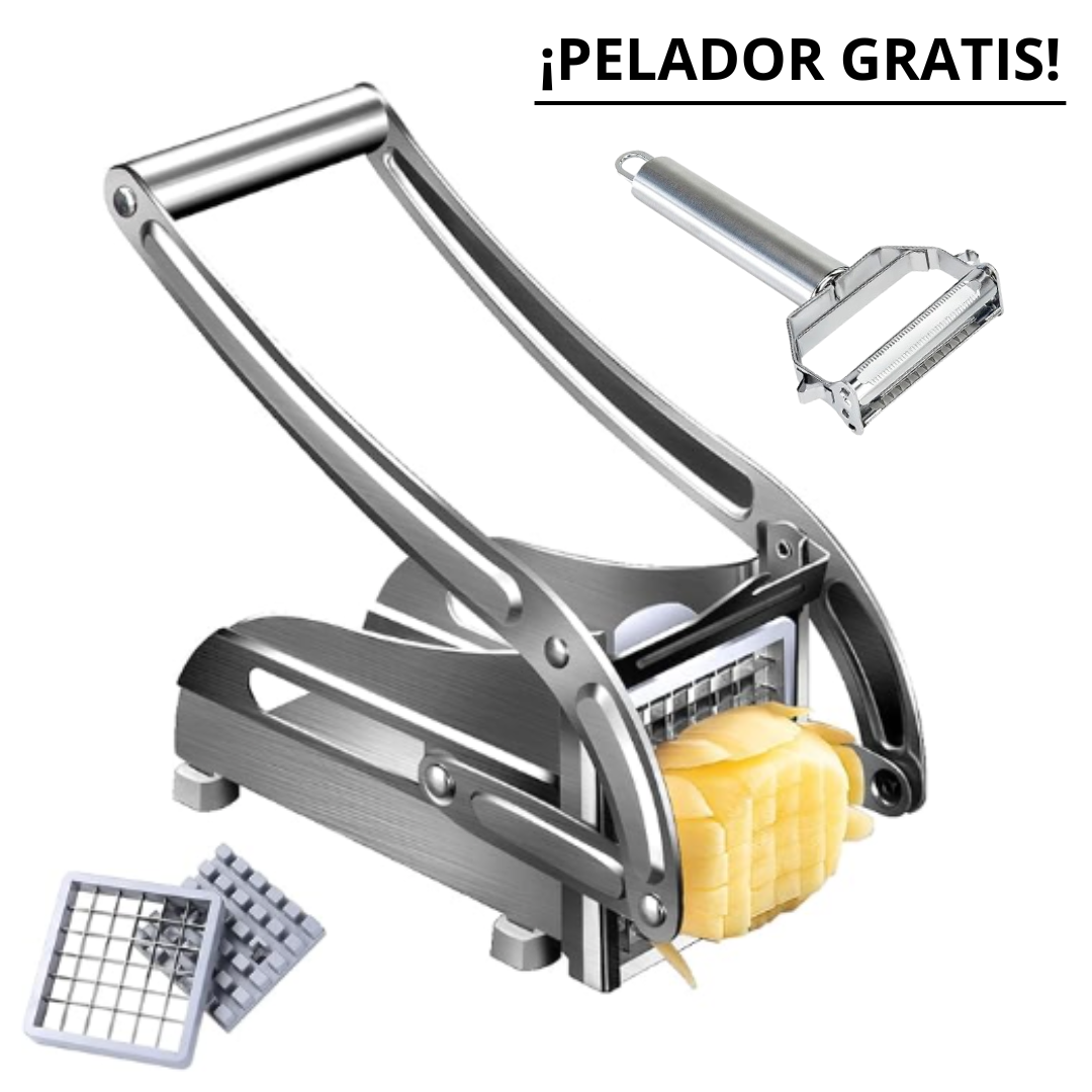 CORTA PATATAS FrityMax Pro™ (SOLO HOY, PELADOR GRATIS)